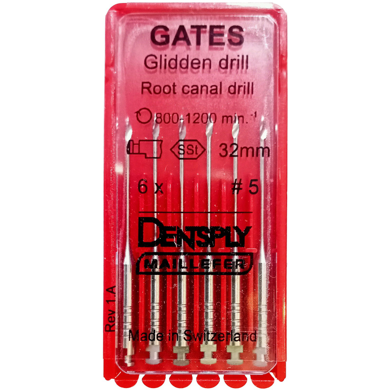 Расширитель устья Гейтс Dentsply Gates Glidden №5 32мм 6шт