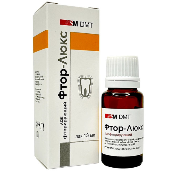 SM Fluor (Фтор-Люкс) фторлак 13мл SM DMT