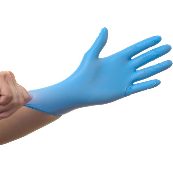 Перчатки нитриловые NORMA голубые