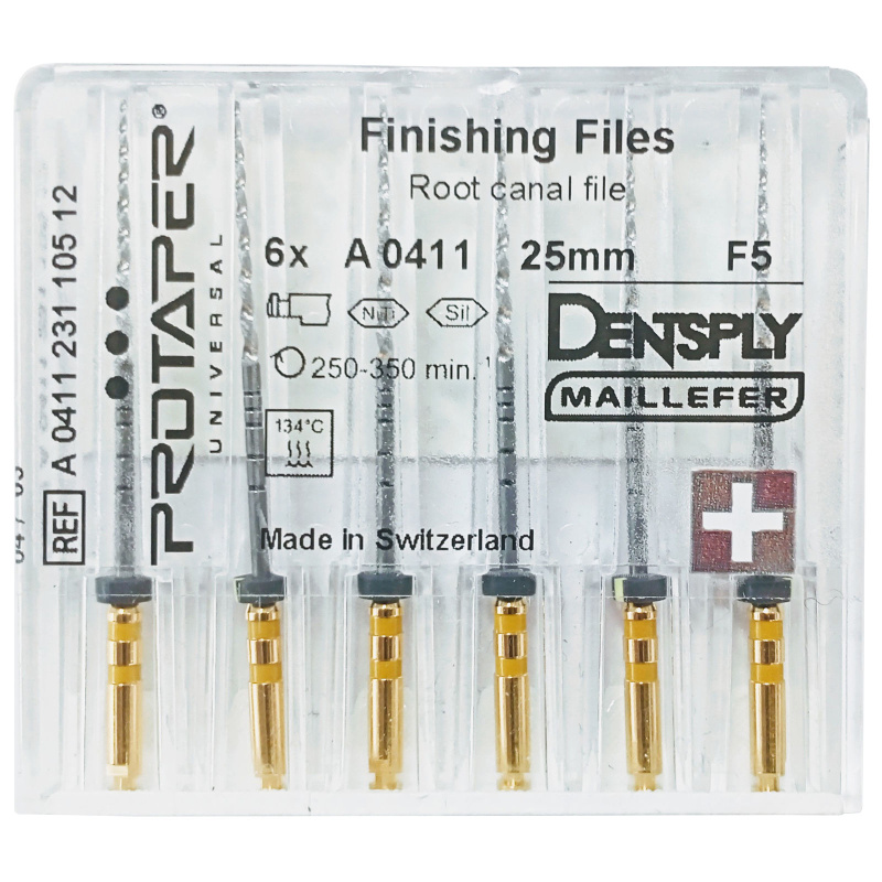 Каналорасширители угловые Dentsply ProTaper Universal F5 25мм 6шт