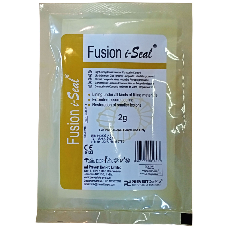 Fusion i-Seal (Фьюжн ай Сил) подкладочный цемент 2г Prevest DenPro