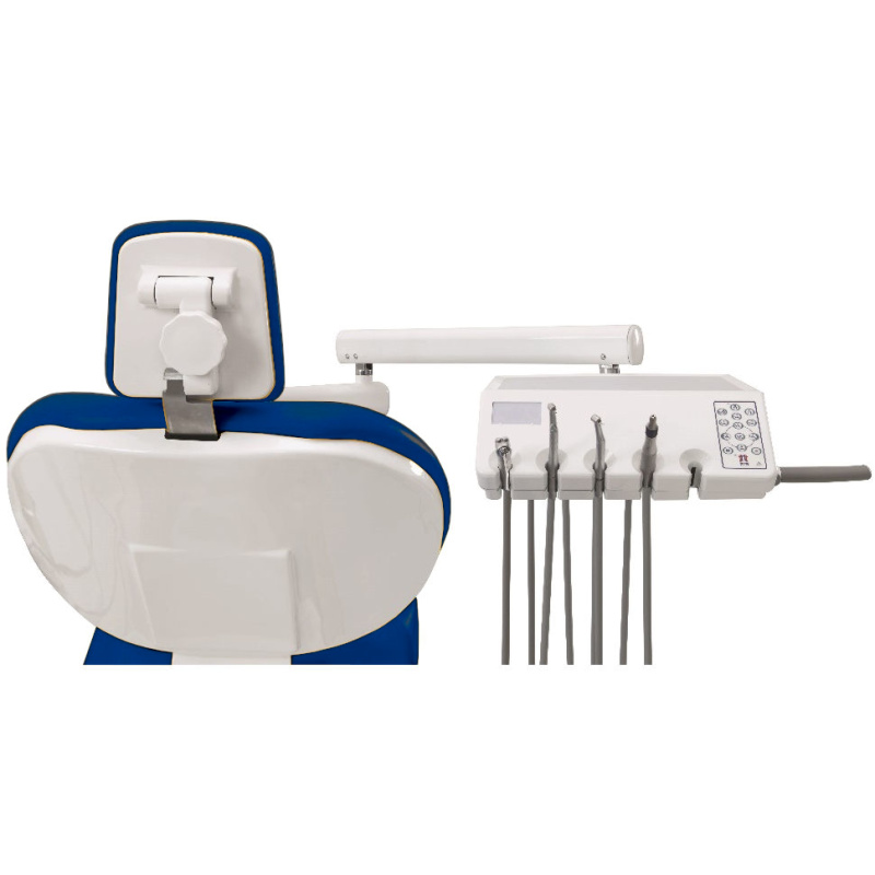 Стоматологическая установка  VICTOR вариант 8050 нижняя подача цвет темно-синий