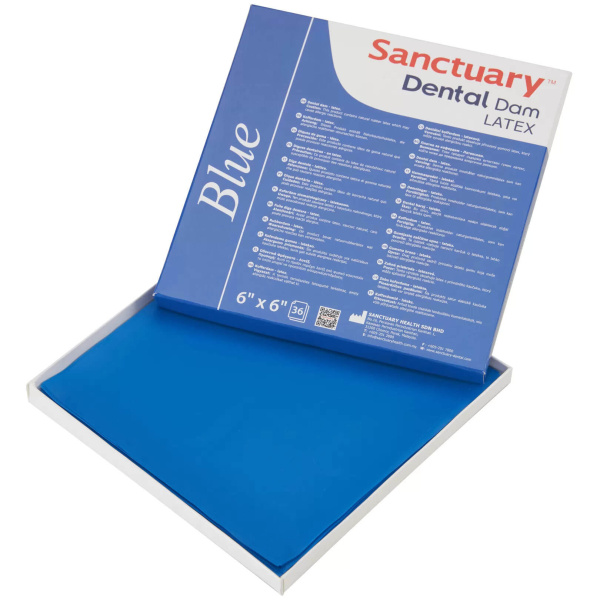 Листы латексные Sanctuary средние синие 36 листов 152х152мм