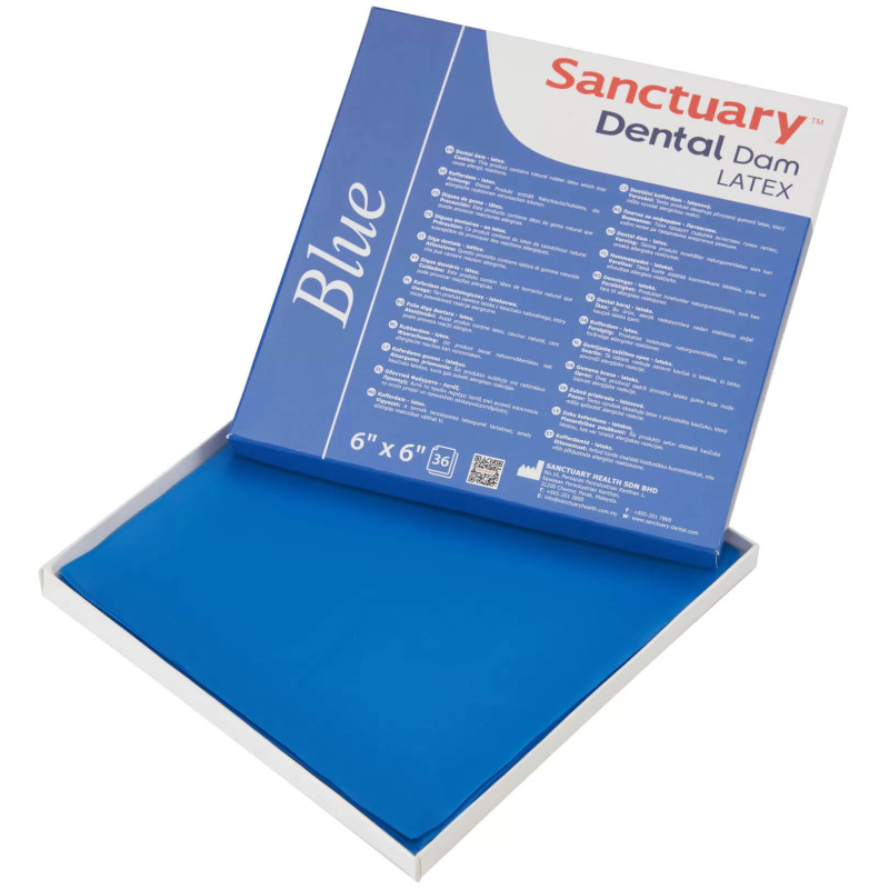 Листы латексные Sanctuary средние синие 36 листов 152х152мм
