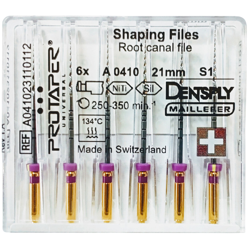 Каналорасширители угловые Dentsply ProTaper Universal S1 21мм 6шт