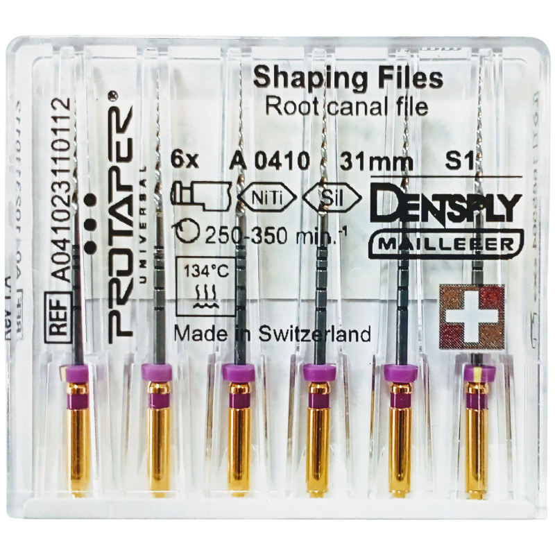 Каналорасширители угловые Dentsply ProTaper Universal S1 31мм 6шт