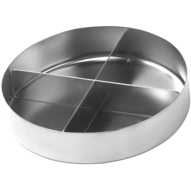 Чашка Петри металлическая ЛСК 100х25мм с разделителем Медикон