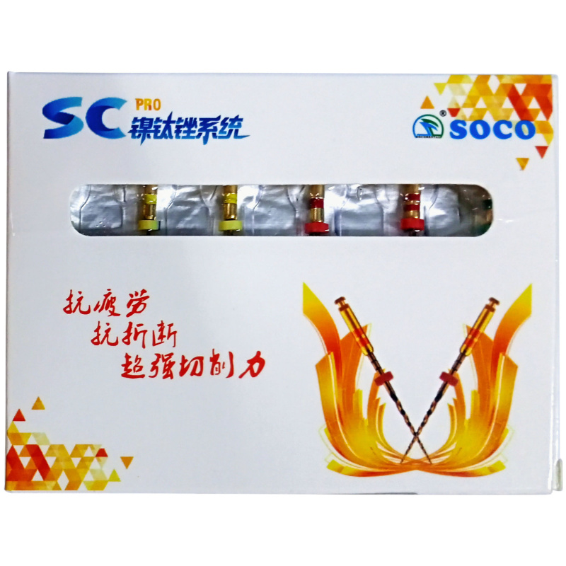 Каналорасширители угловые SOCO SC Pro ассорти 31мм файл с памятью формы 6шт