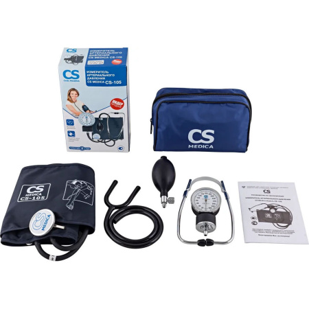 Тонометр механический CS Medica CS-105 c фонендоскопом манжета 22-38см