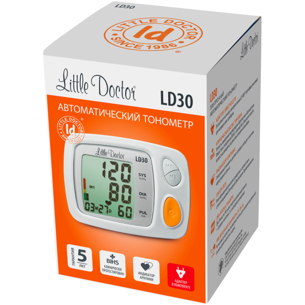 Тонометр автоматический Little Doctor LD30 с адаптером манжета 25-36см