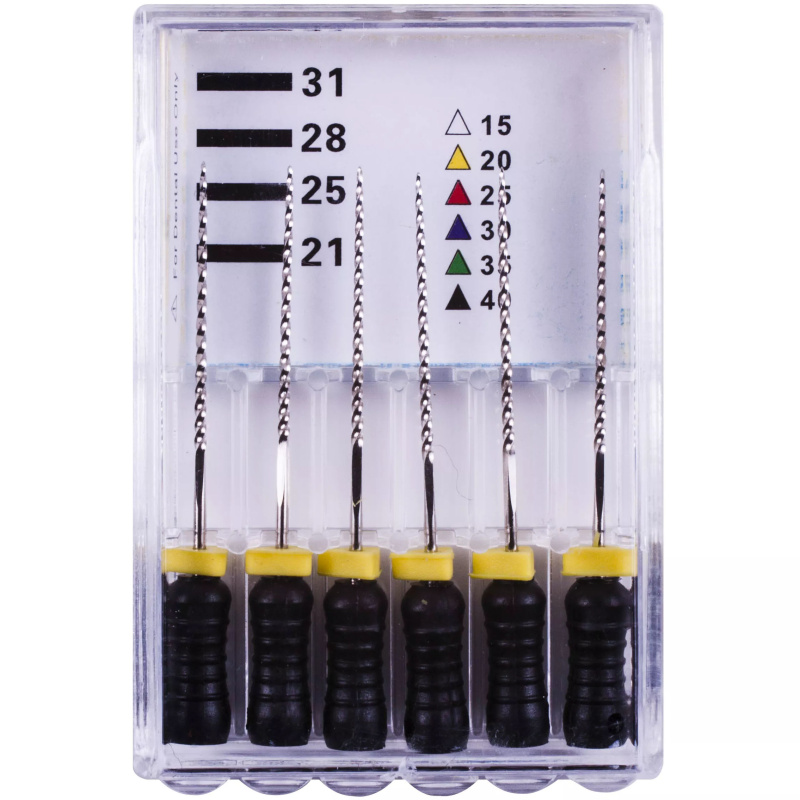 Каналорасширители ручные NIC K-Reamers №40 25мм 6шт