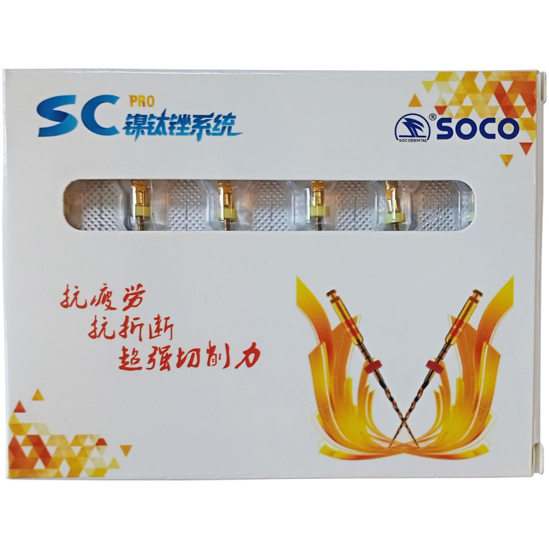 Каналорасширители угловые SOCO SC Pro .04 №20 21мм основной файл с памятью формы 6шт