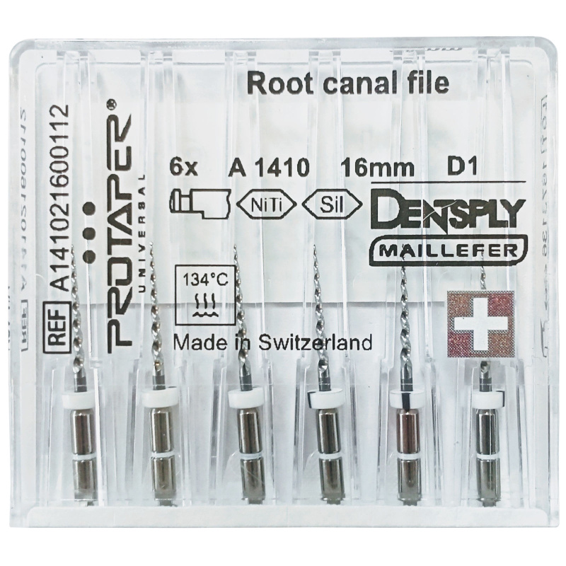 Каналорасширители угловые Dentsply ProTaper Retreatment D1 16мм 6шт