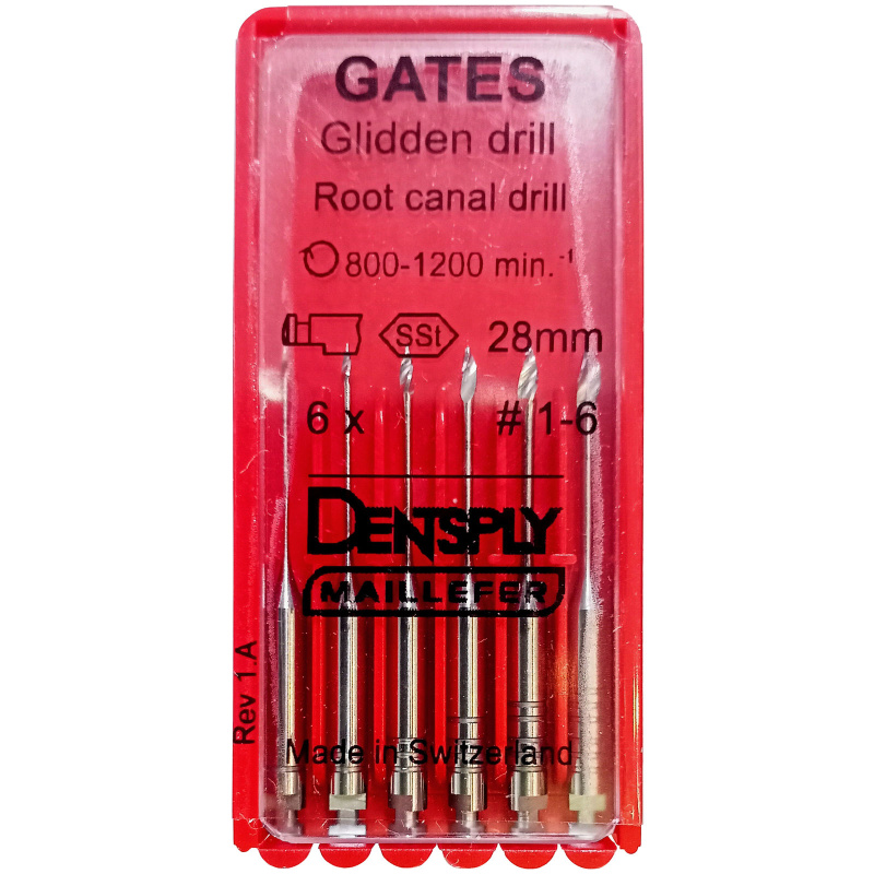 Расширитель устья Гейтс Dentsply Gates Glidden №1-6 28мм 6шт