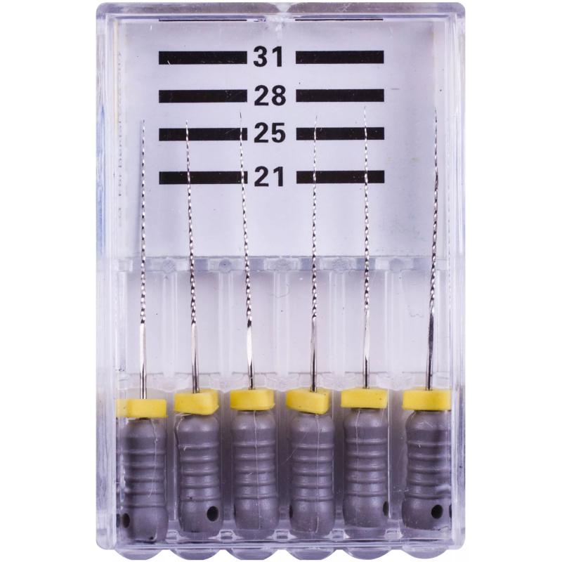 Каналорасширители ручные NIC K-Reamers №08 25мм 6шт