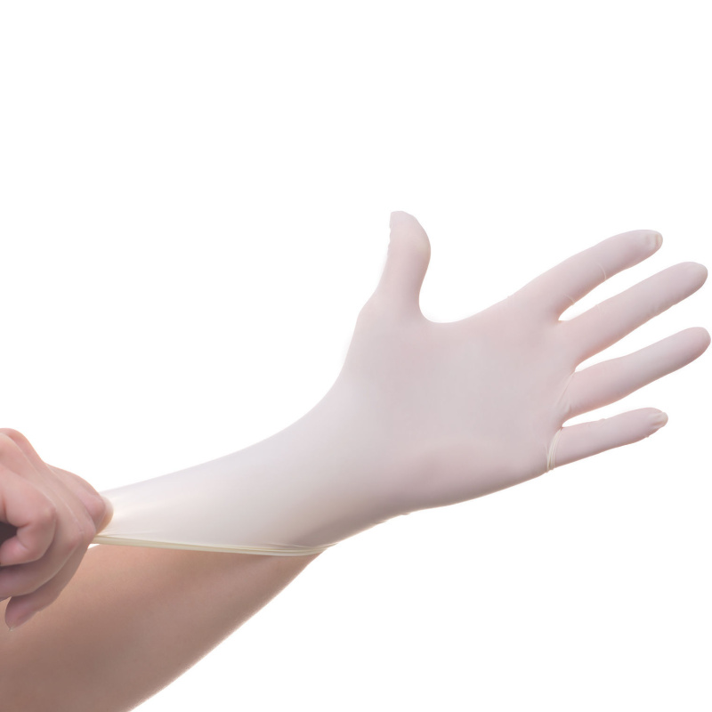 Перчатки латексные NORMA хлорированные