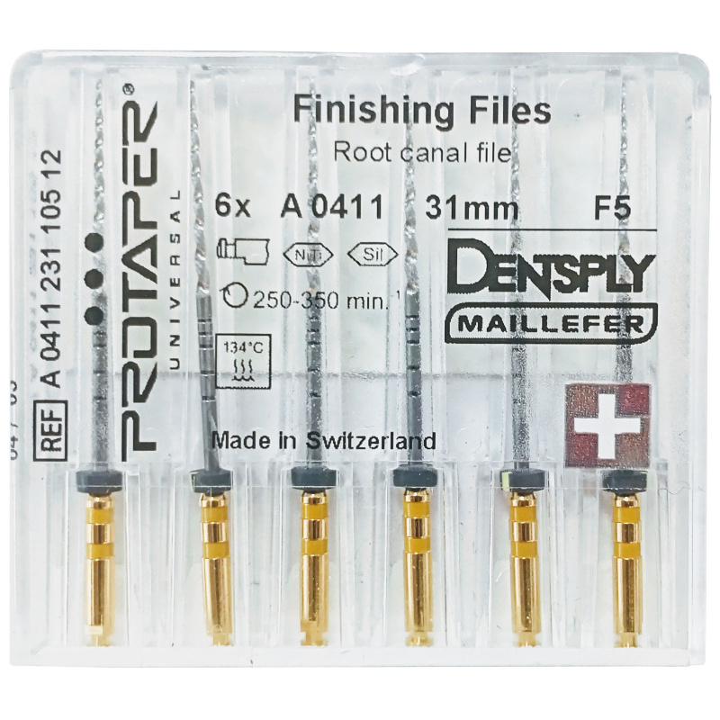 Каналорасширители угловые Dentsply ProTaper Universal F5 31мм 6шт