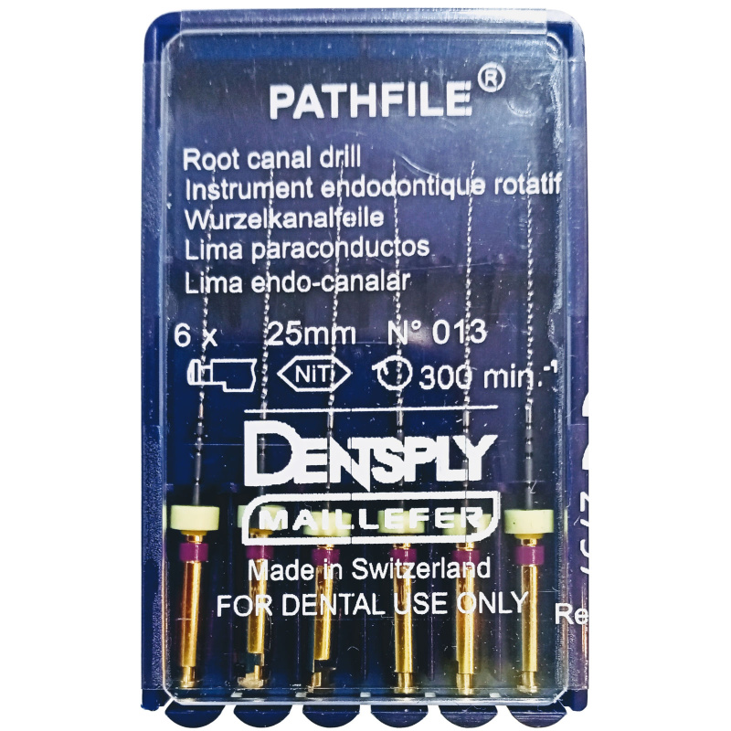 Каналорасширители угловые Dentsply PathFile №13 25мм 6шт