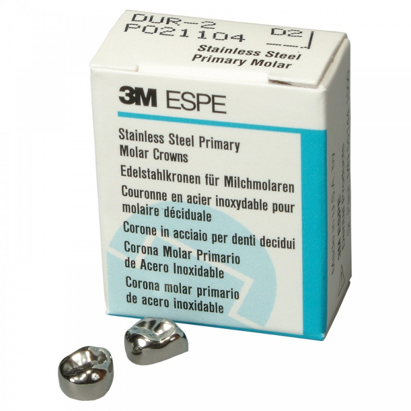 Коронки 3M ESPE Stainless Steel Crowns из нержавеющей стали 2шт