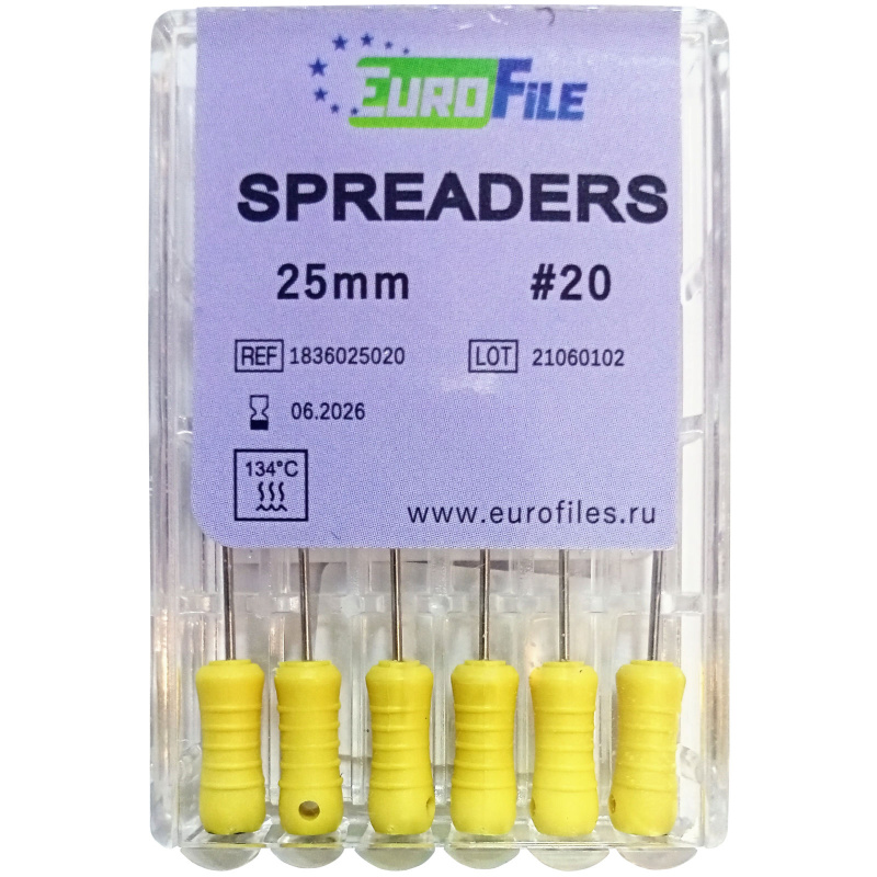 Фингер спредер EuroFile Spreaders №20 25мм 6шт