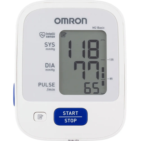 Тонометр автоматический Omron M2 Basic с адаптером манжета 22-42см (HEM-7121-ALRU)