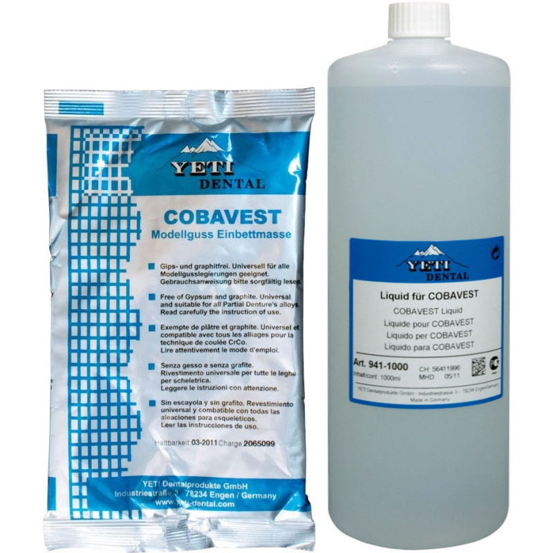 Cobavest паковочная масса набор 20кг 3л Yeti 942-0000