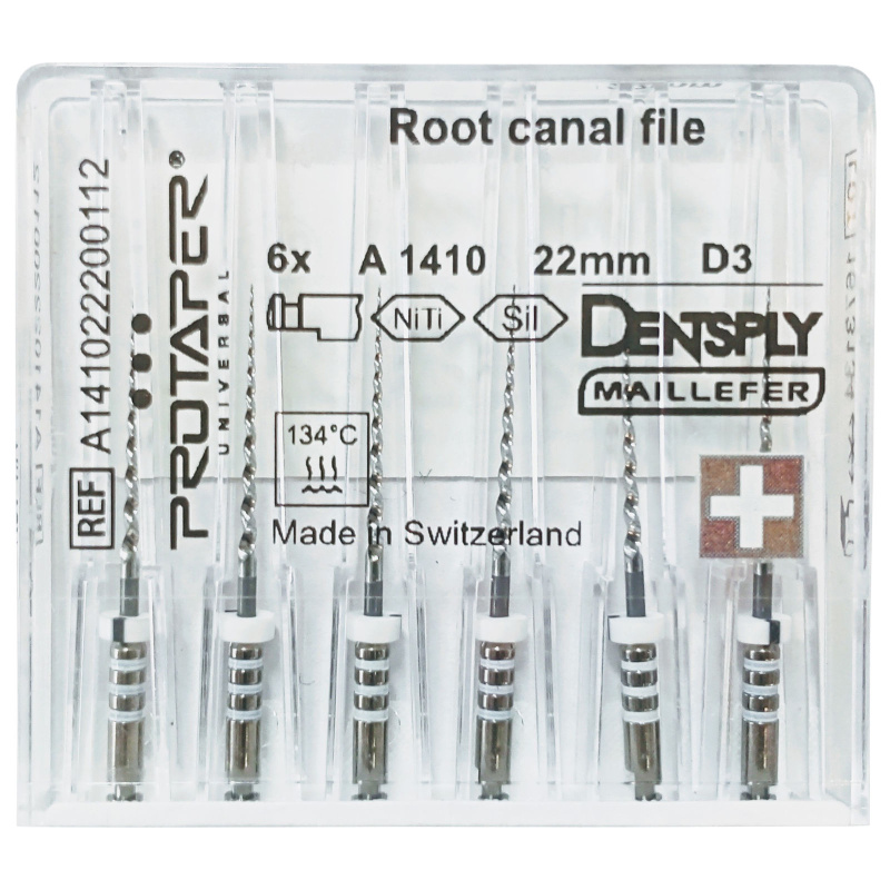 Каналорасширители угловые Dentsply ProTaper Retreatment D3 22мм 6шт