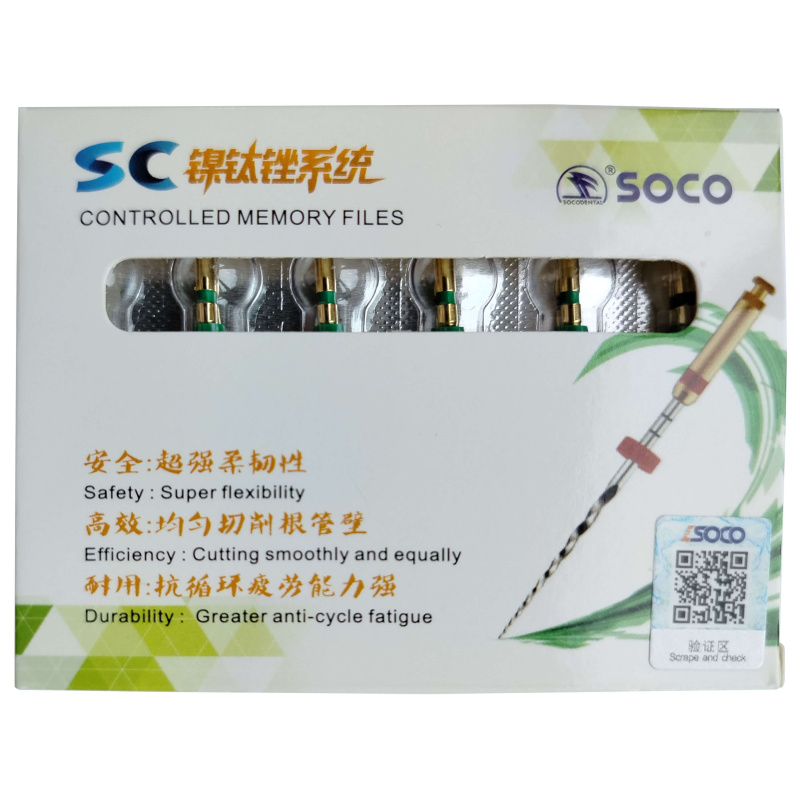 Каналорасширители угловые SOCO SC .02 №70 25мм основной файл с памятью формы 6шт