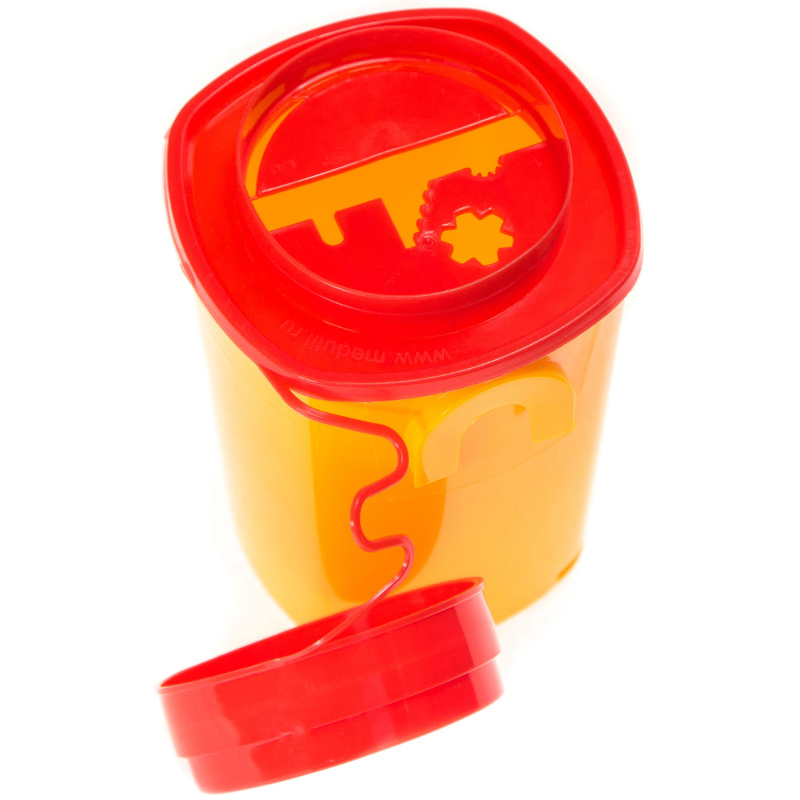 Контейнер для утилизации игл 0.5л