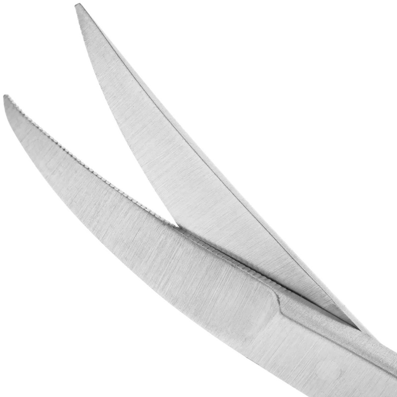 Ножницы хирургические двойной изгиб зубчатые La Grange 115мм HLW 19-7