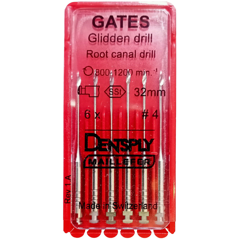 Расширитель устья Гейтс Dentsply Gates Glidden №4 32мм 6шт