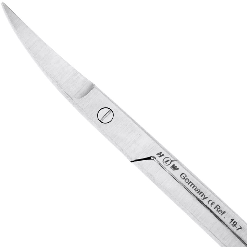 Ножницы хирургические двойной изгиб зубчатые La Grange 115мм HLW 19-7