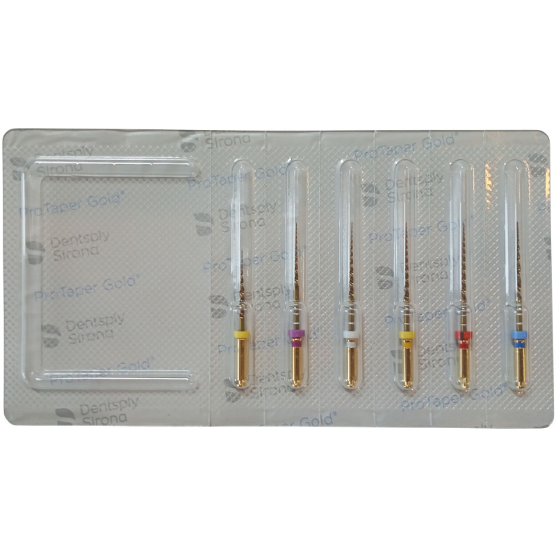 Каналорасширители угловые Dentsply ProTaper Gold SX-F3 31мм 6шт