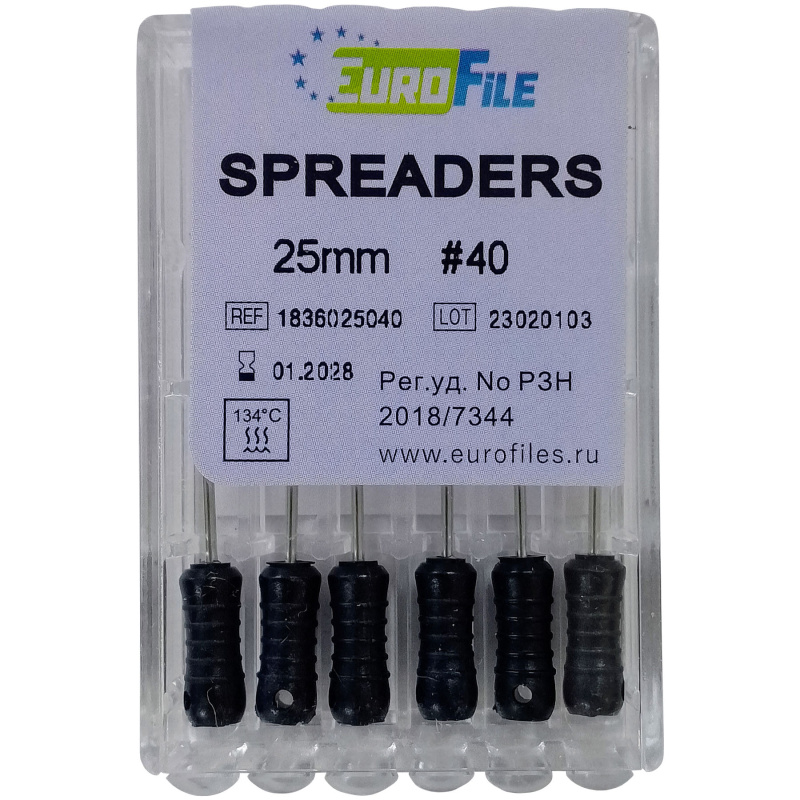 Фингер спредер EuroFile Spreaders №40 25мм 6шт