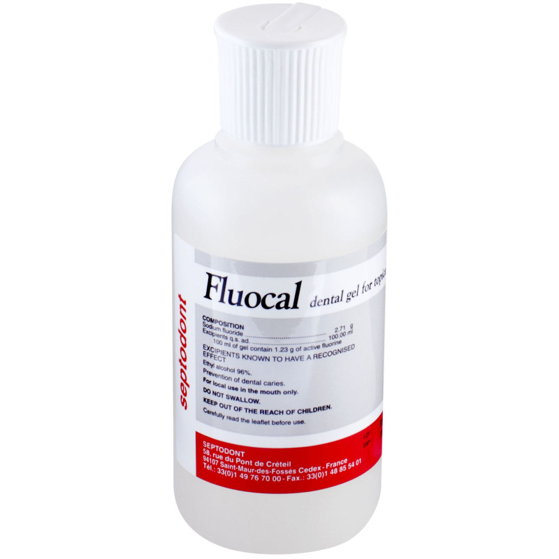 Флюокаль (Fluocal Gel) гель для профилактики кариеса 125мл Septodont