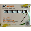 Каналорасширители угловые SOCO SC .04 №30 21мм основной файл с памятью формы 6шт
