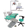 Стоматологическая установка VICTOR вариант 8015 верхняя подача с мягкой обивкой цвет светло-зеленый