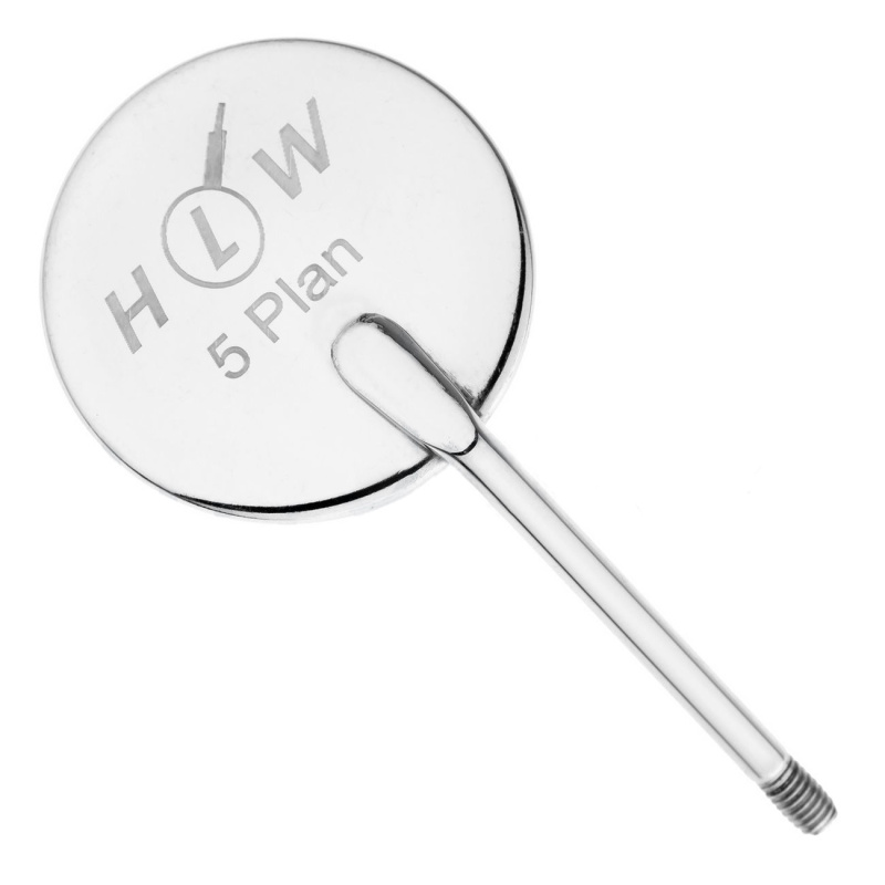 Зеркало стоматологическое №5 24мм 12шт HLW 23-2