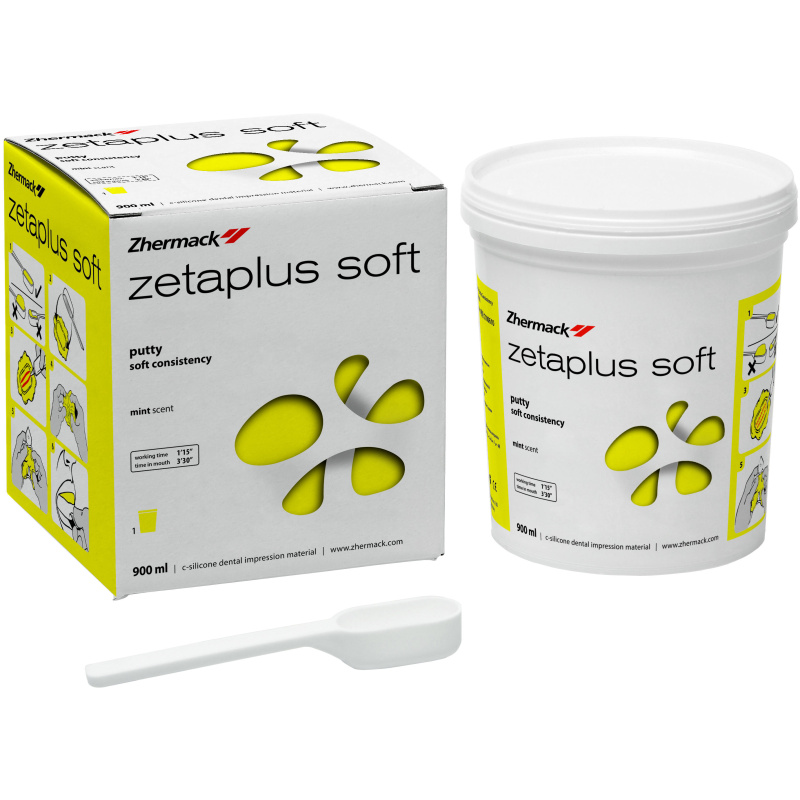 Зетаплюс Софт Патти (Zetaplus Soft Putty) С-силикон база 900мл Zhermack