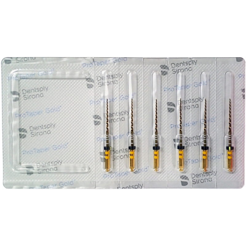 Каналорасширители угловые Dentsply ProTaper Gold F5 25мм 6шт