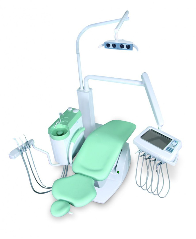 Фото товара «Стоматологическая установка Stomadent Impuls S100 нижняя подача (арт.ZY-3281)» №2
