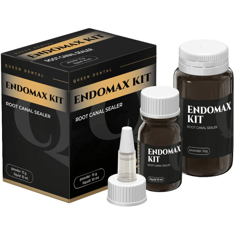 Эндомакс Кит (Endomax Kit) для пломбирования корневых каналов 15г 10мл Queen Dental