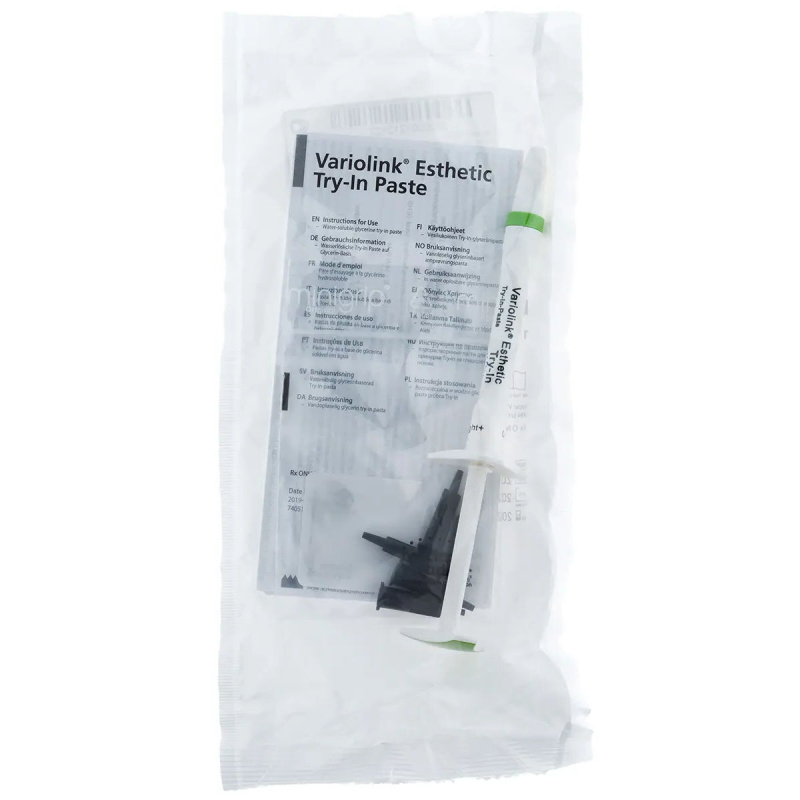 Вариолинк Эстетик (Variolink Esthetic Try-In) Light+ композит световой фиксирующий 1.7г Ivoclar 666067