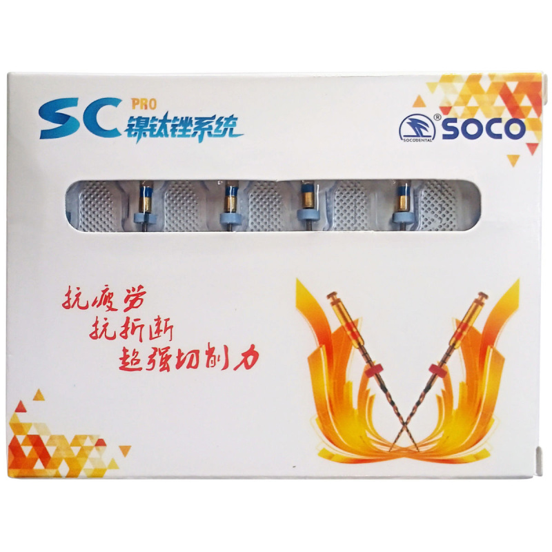 Каналорасширители угловые SOCO SC Pro .04 №30 25мм основной файл с памятью формы 6шт