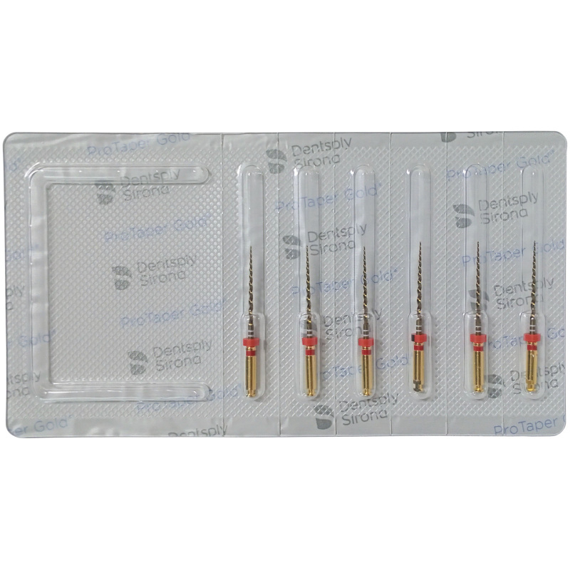 Каналорасширители угловые Dentsply ProTaper Gold F2 21мм 6шт