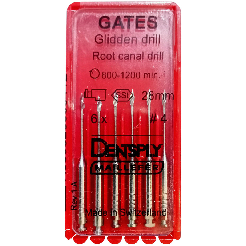 Расширитель устья Гейтс Dentsply Gates Glidden №4 28мм 6шт