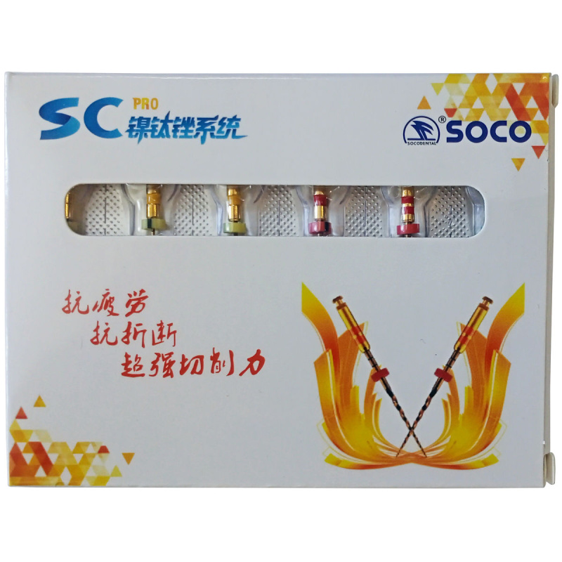 Каналорасширители угловые SOCO SC Pro ассорти 21мм файл с памятью формы 6шт