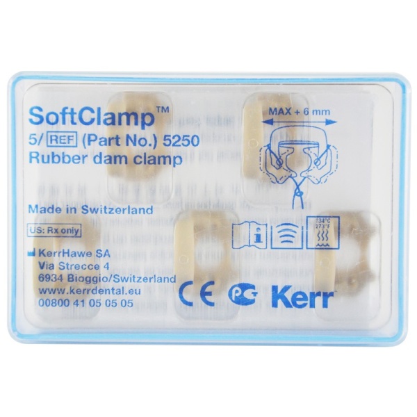 Кламмер СофтКламп (SoftClamp) для моляров универсальный 5шт Kerr 5250