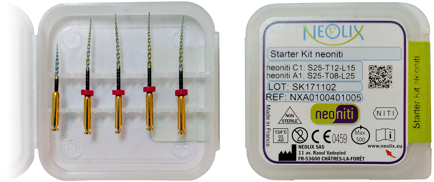 Каналорасширители  угловые Neolix Neoniti (для лечения и перелечивания)