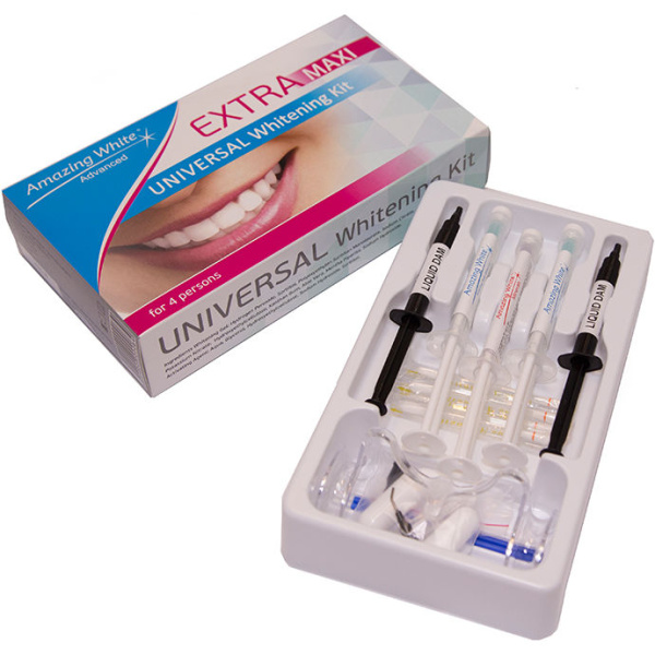 Amazing White Universal Whitening Extra MAXI 37% набор для профессионального отбеливания зубов